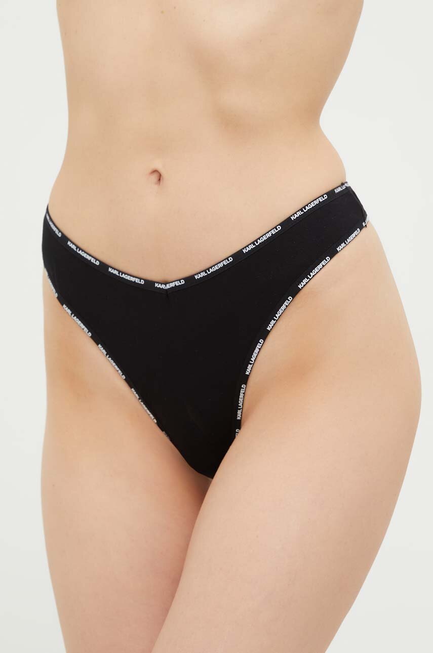 Karl Lagerfeld Tanga Culoarea Negru