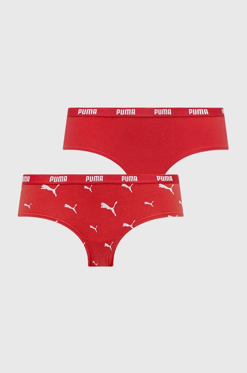 

Труси Puma 2-pack колір червоний