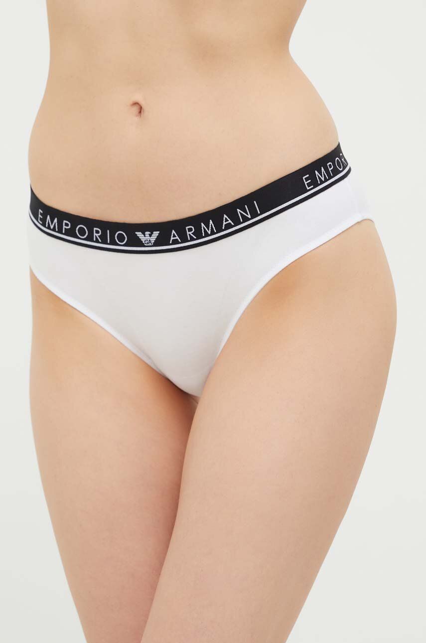 Emporio Armani Underwear Chiloti 2-pack Culoarea Alb