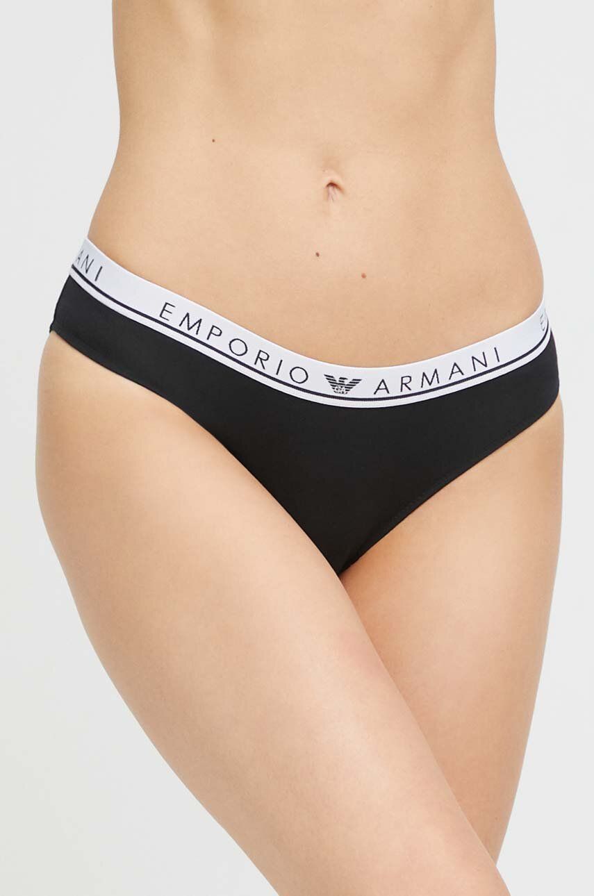 Kalhotky Emporio Armani Underwear 2-pack černá barva - černá -  Materiál č. 1: 95 % Bavlna
