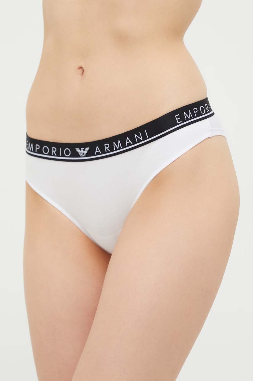 Emporio Armani Underwear Chiloti 2-pack Culoarea Alb