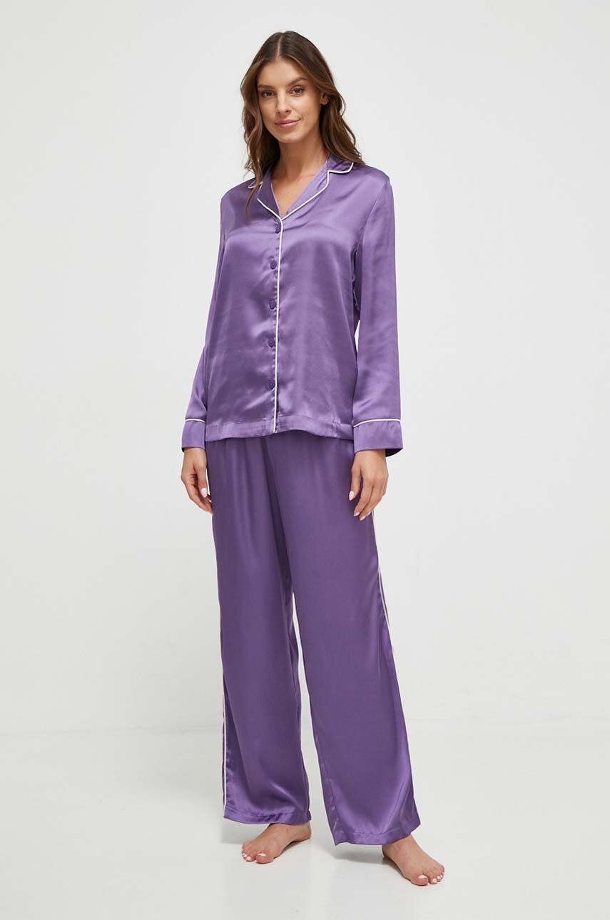 United Colors of Benetton pijama femei, culoarea violet