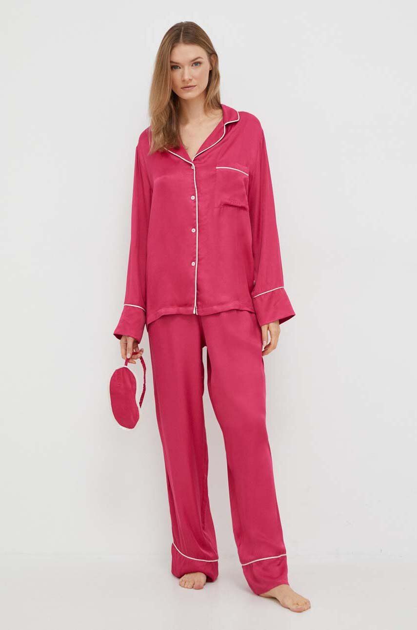 Hugo Pijama Femei, Culoarea Roz