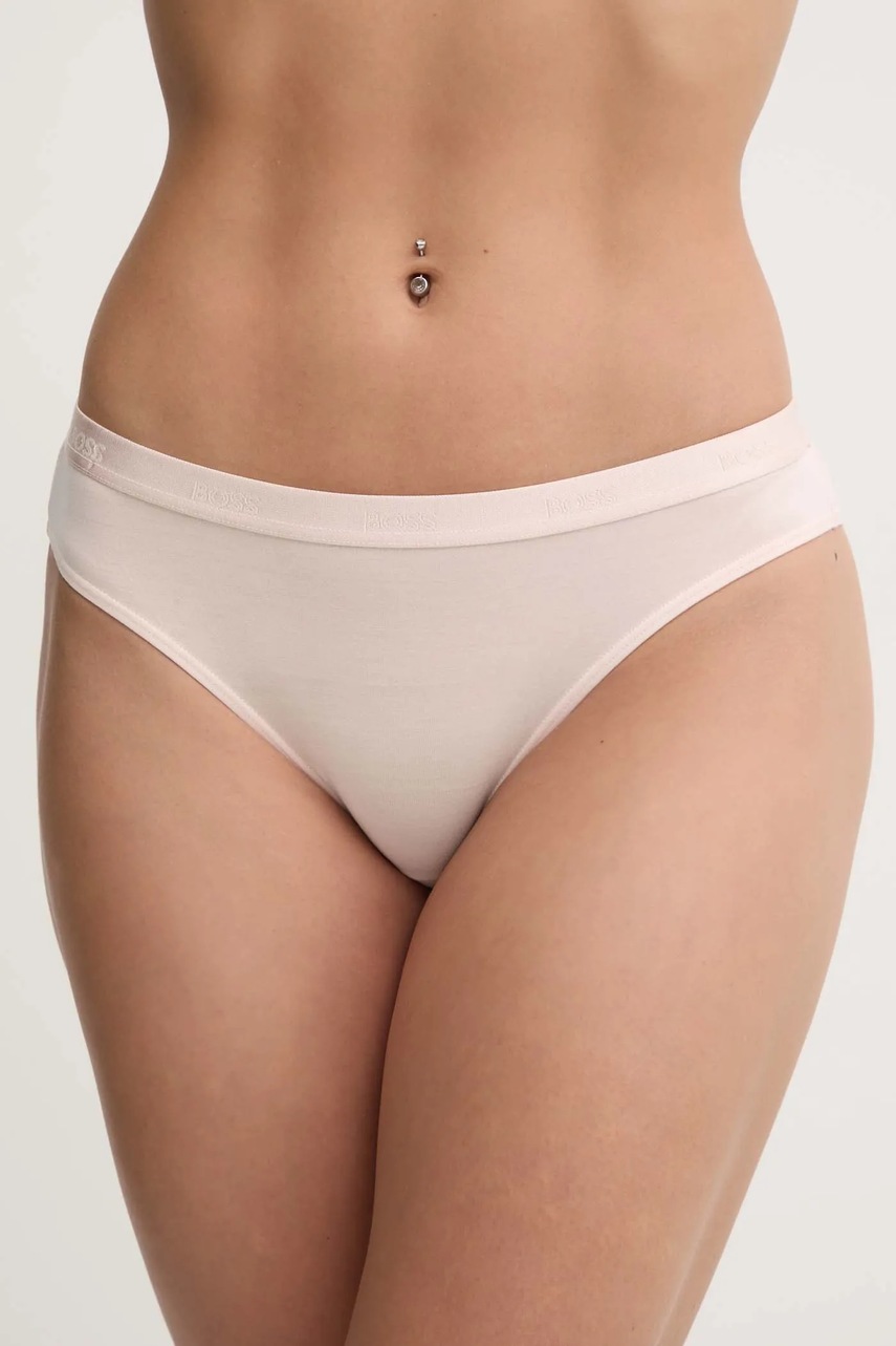 

Бикини BOSS BRIEF CI в розово, Бежов