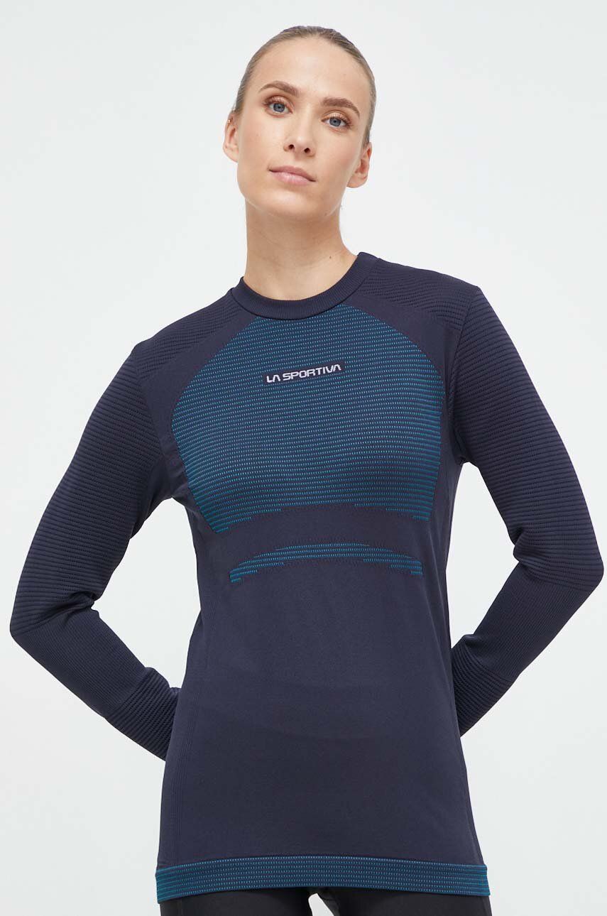 Funkční triko s dlouhým rukávem LA Sportiva Synth Ligh tmavomodrá barva - námořnická modř - 94 % Pol