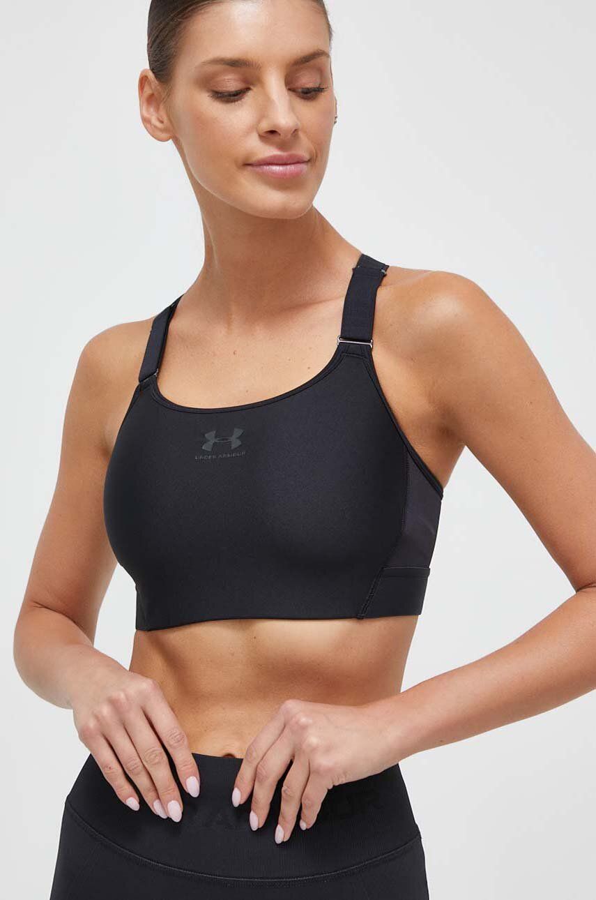 Under Armour Sutien Sport Culoarea Negru, Neted