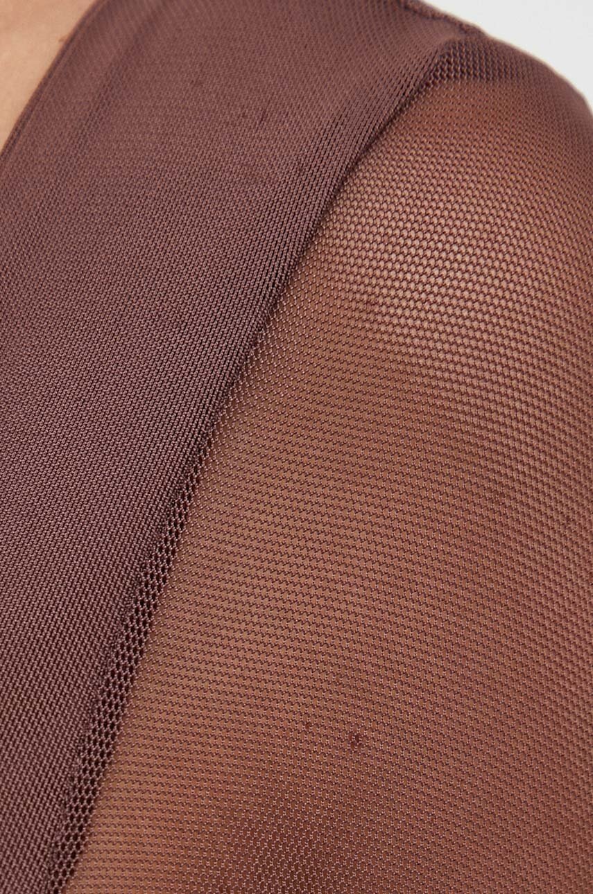 Κορμάκι Abercrombie & Fitch χρώμα: καφέ φωτογραφία