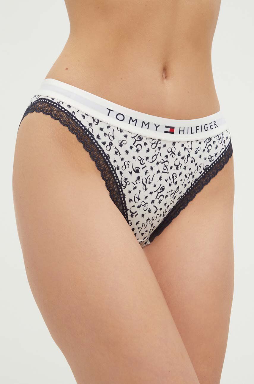 Kalhotky Tommy Hilfiger béžová barva - béžová - Hlavní materiál: 79 % Polyamid