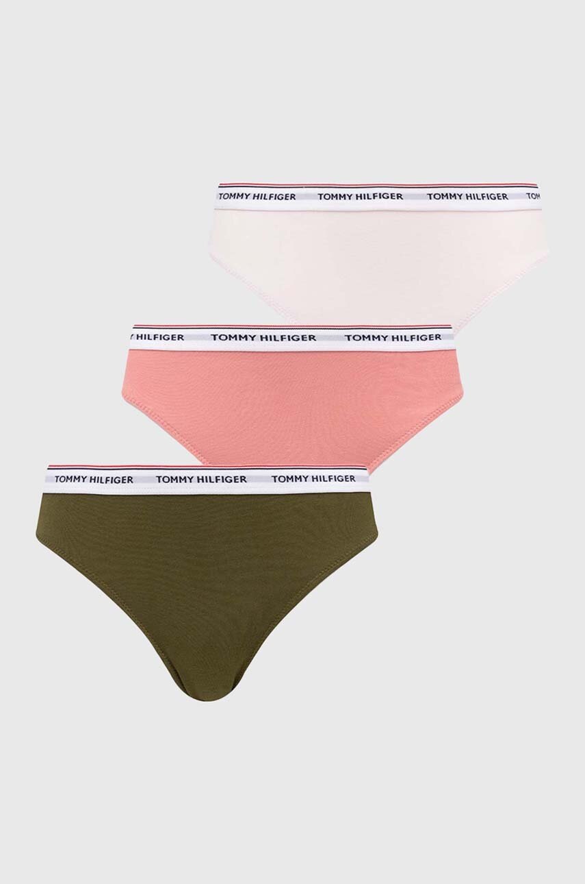 

Трусы Tommy Hilfiger 3 шт цвет розовый