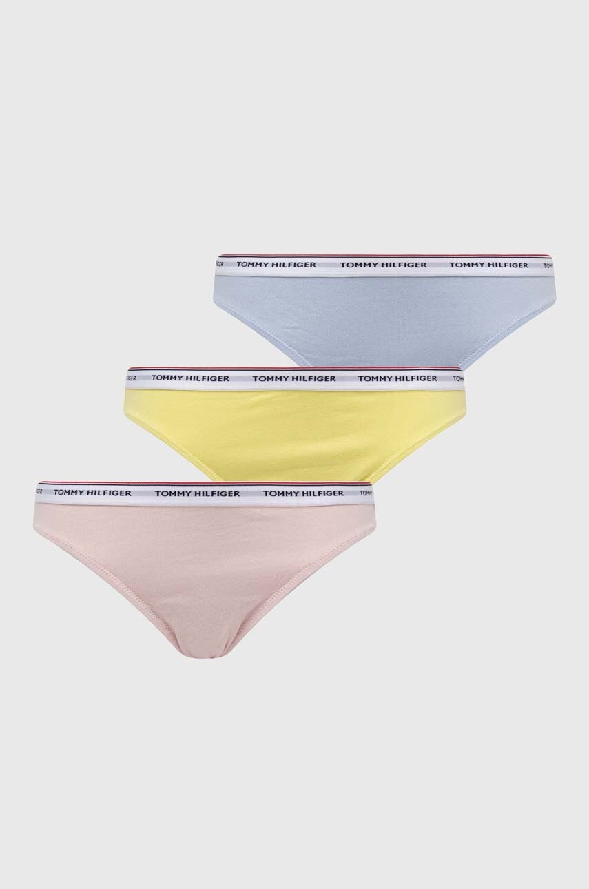 

Бикини Tommy Hilfiger (3 броя) в розово UW0UW04895, Розов