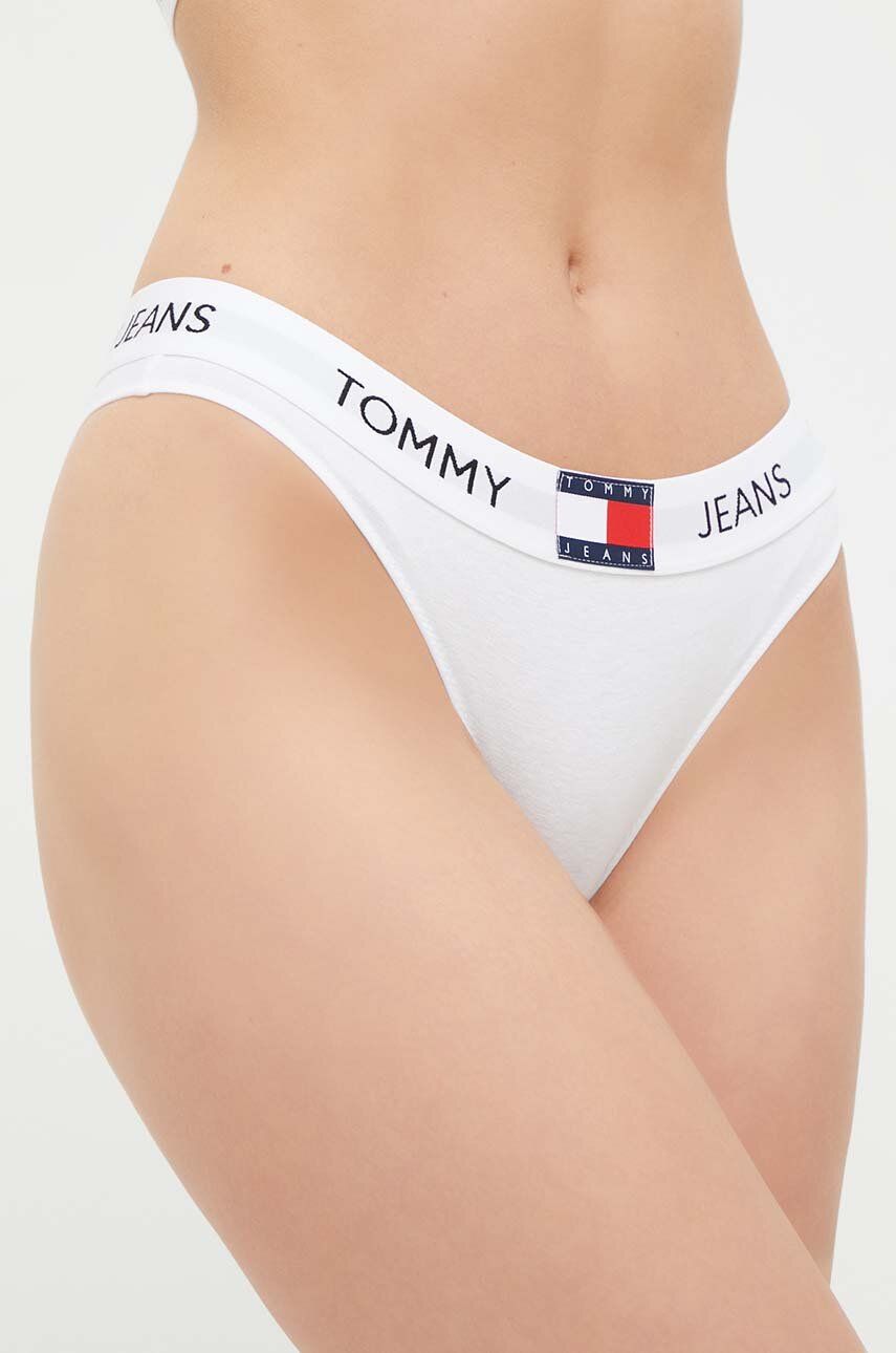 Levně Kalhotky Tommy Jeans bílá barva, UW0UW04693