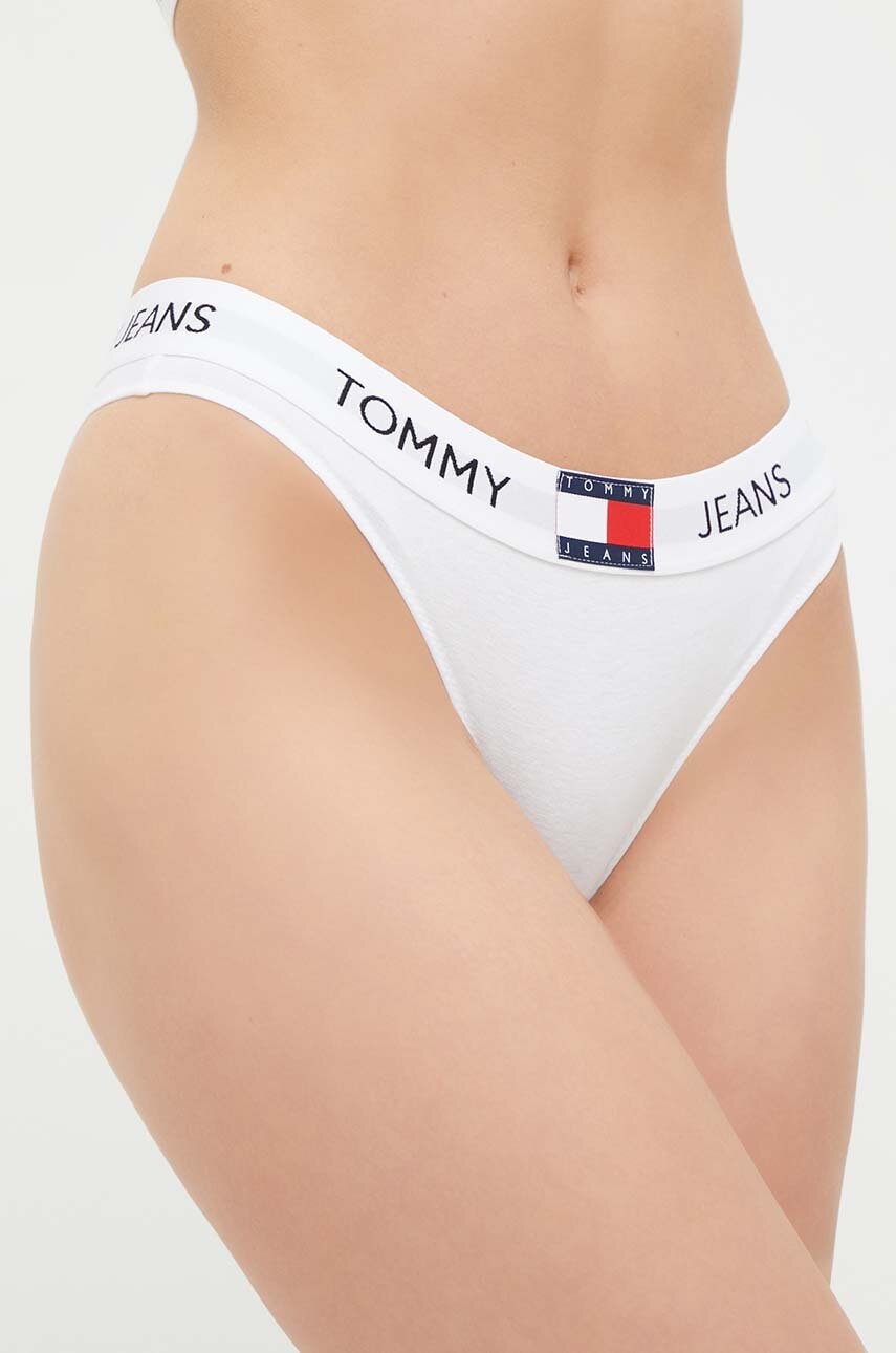 Levně Kalhotky Tommy Jeans bílá barva