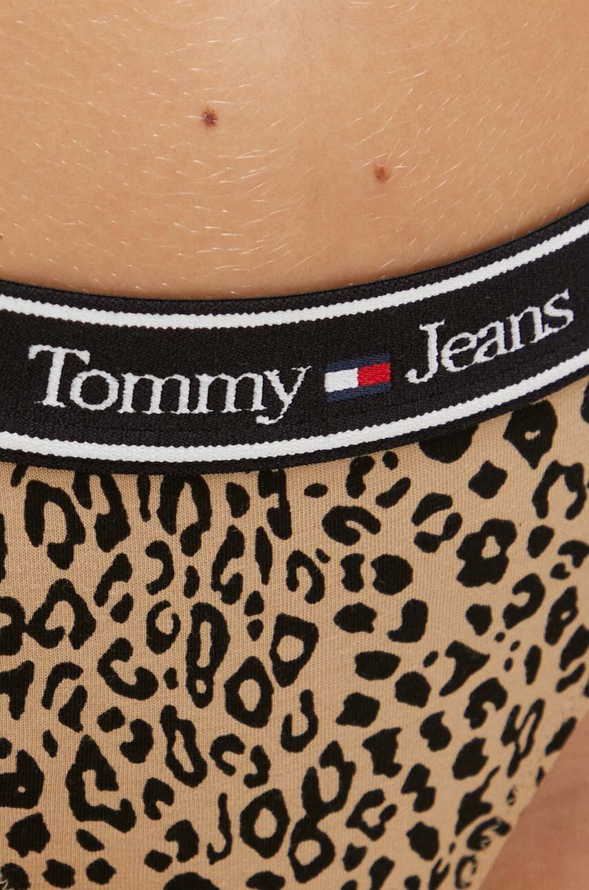 Tommy Jeans Tanga Culoarea Bej
