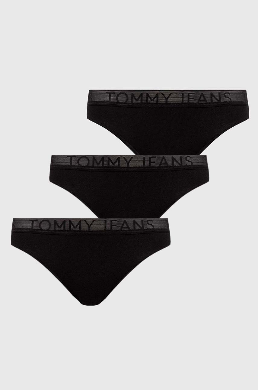 

Труси Tommy Jeans 3-pack колір чорний
