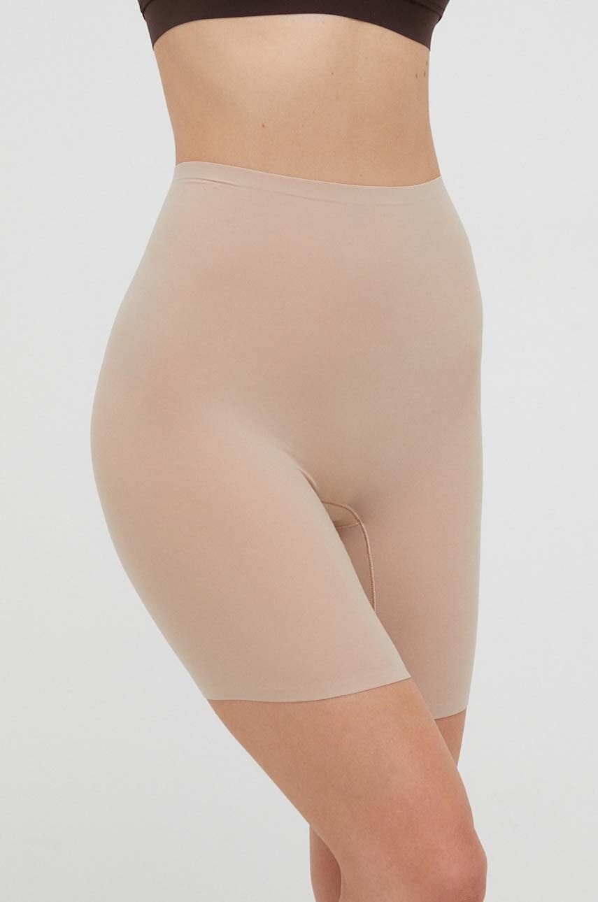 Chantelle pantaloni scurti modelatori culoarea bej