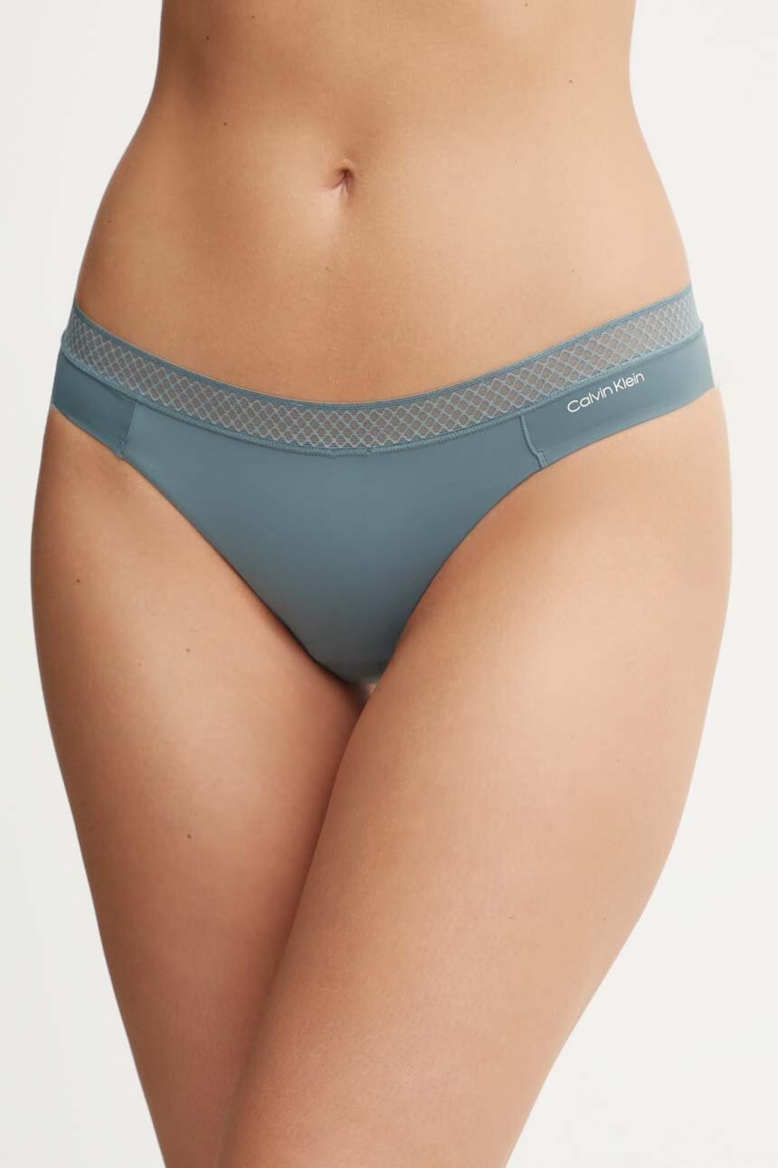 

Бикини тип бразилиана Calvin Klein Underwear в синьо, Син