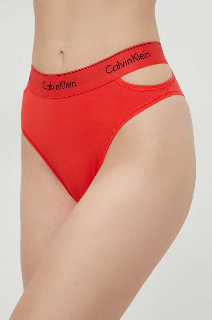 

Бикини Calvin Klein Underwear в червено 000QF7280E, Червен