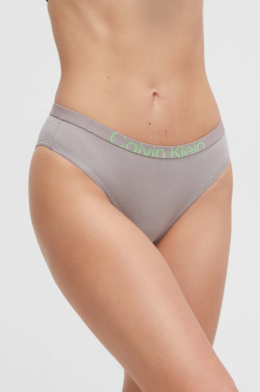 

Бикини Calvin Klein Underwear в сиво, Сив