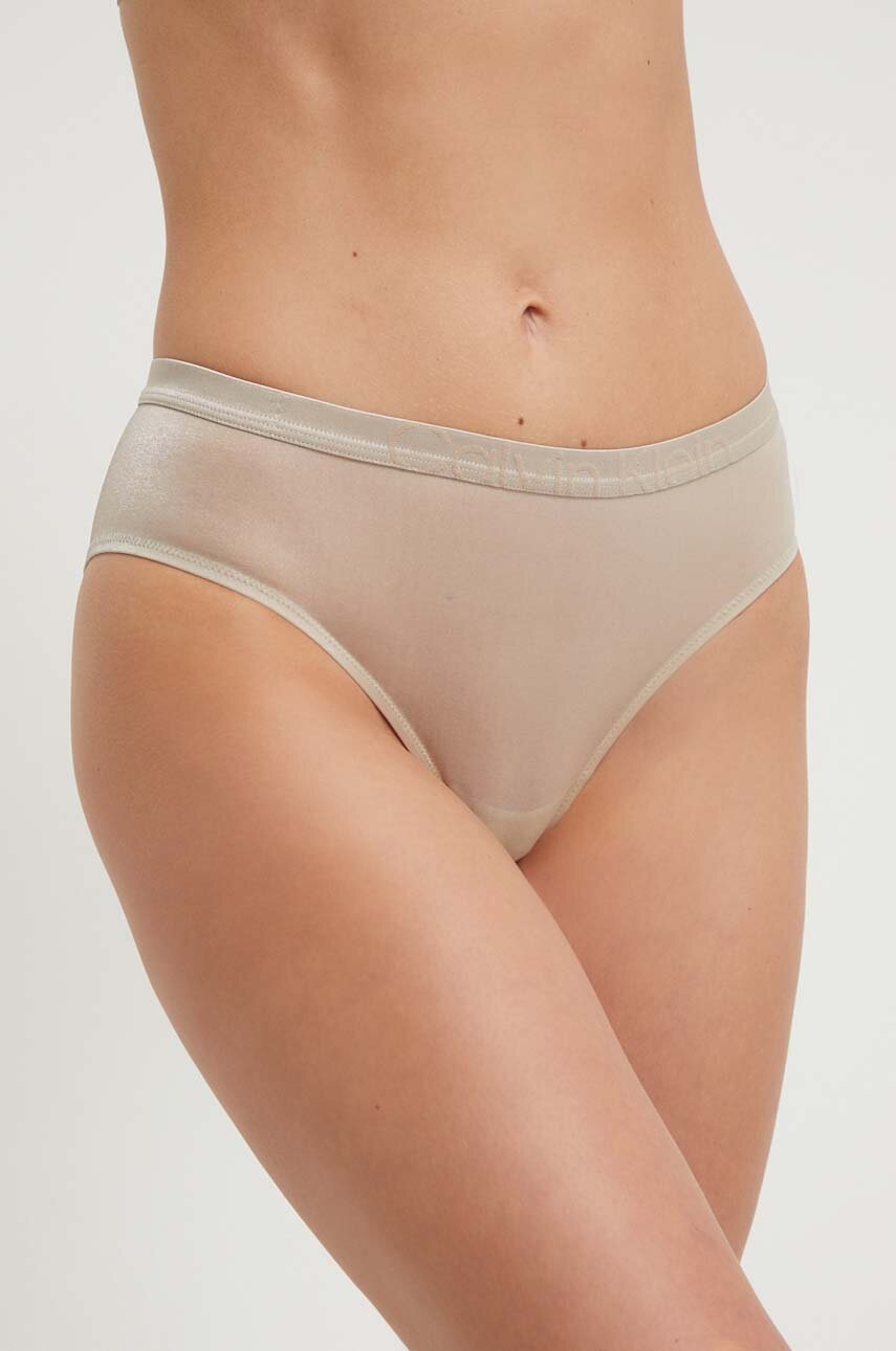 

Бикини Calvin Klein Underwear в бежово, Бежов
