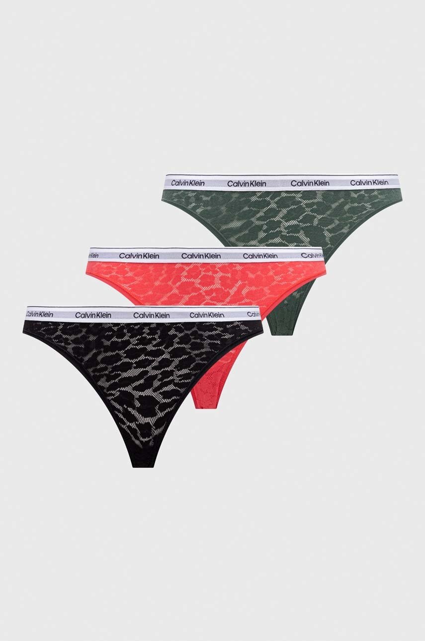 

Бикини тип бразилиана Calvin Klein Underwear (3 чифта), Многоцветен