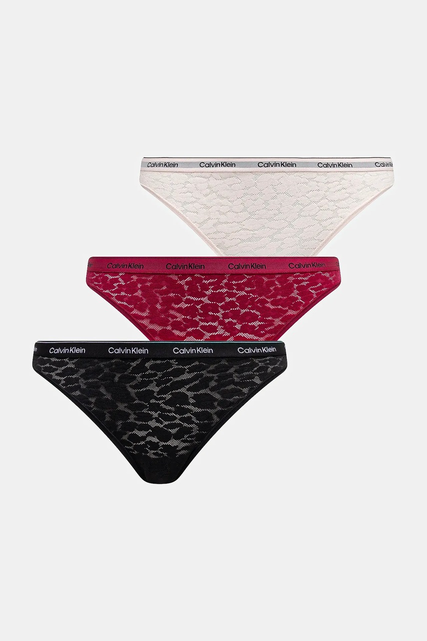 

Бикини Calvin Klein Underwear (3 чифта) 000QD5069E, Черен