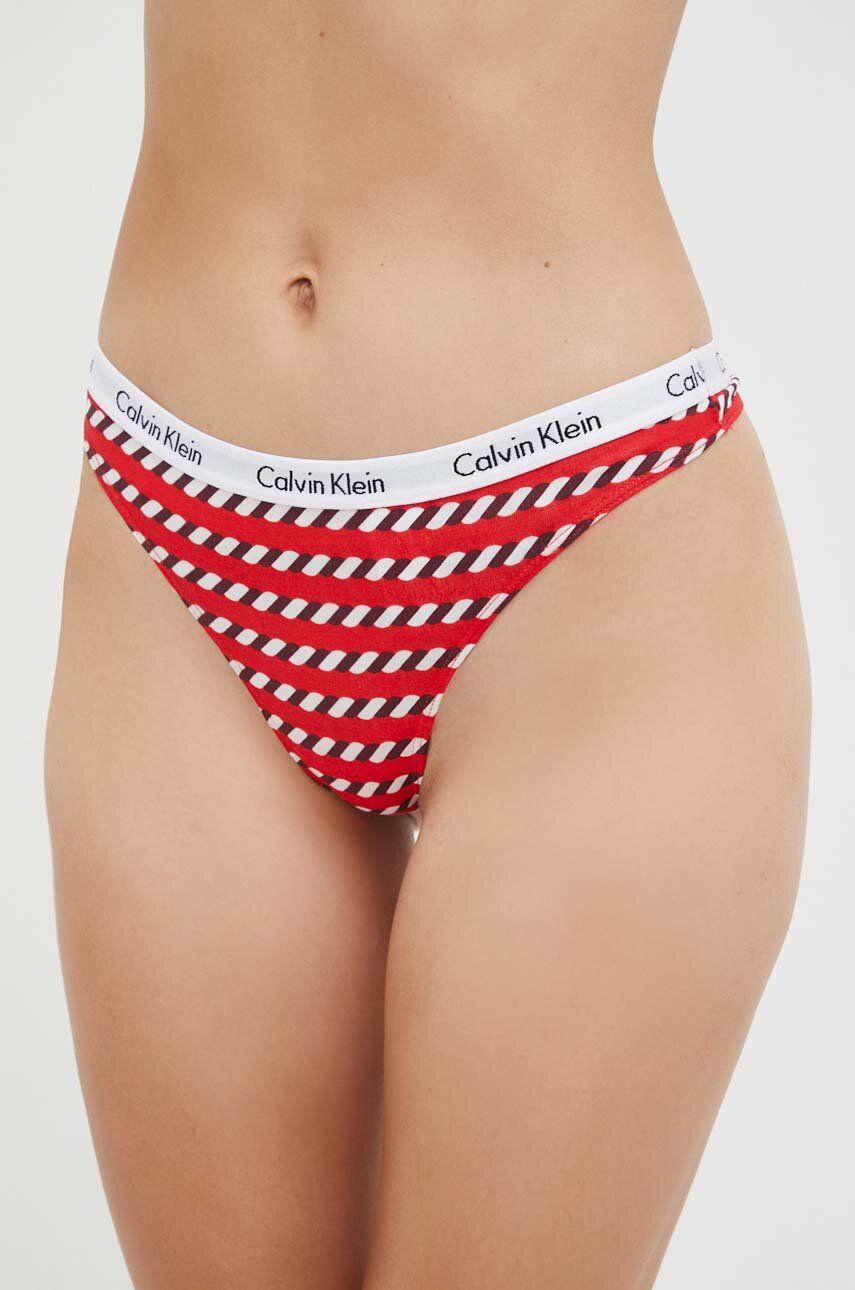 Tanga Calvin Klein Underwear 5-pack - vícebarevná - 90 % Bavlna