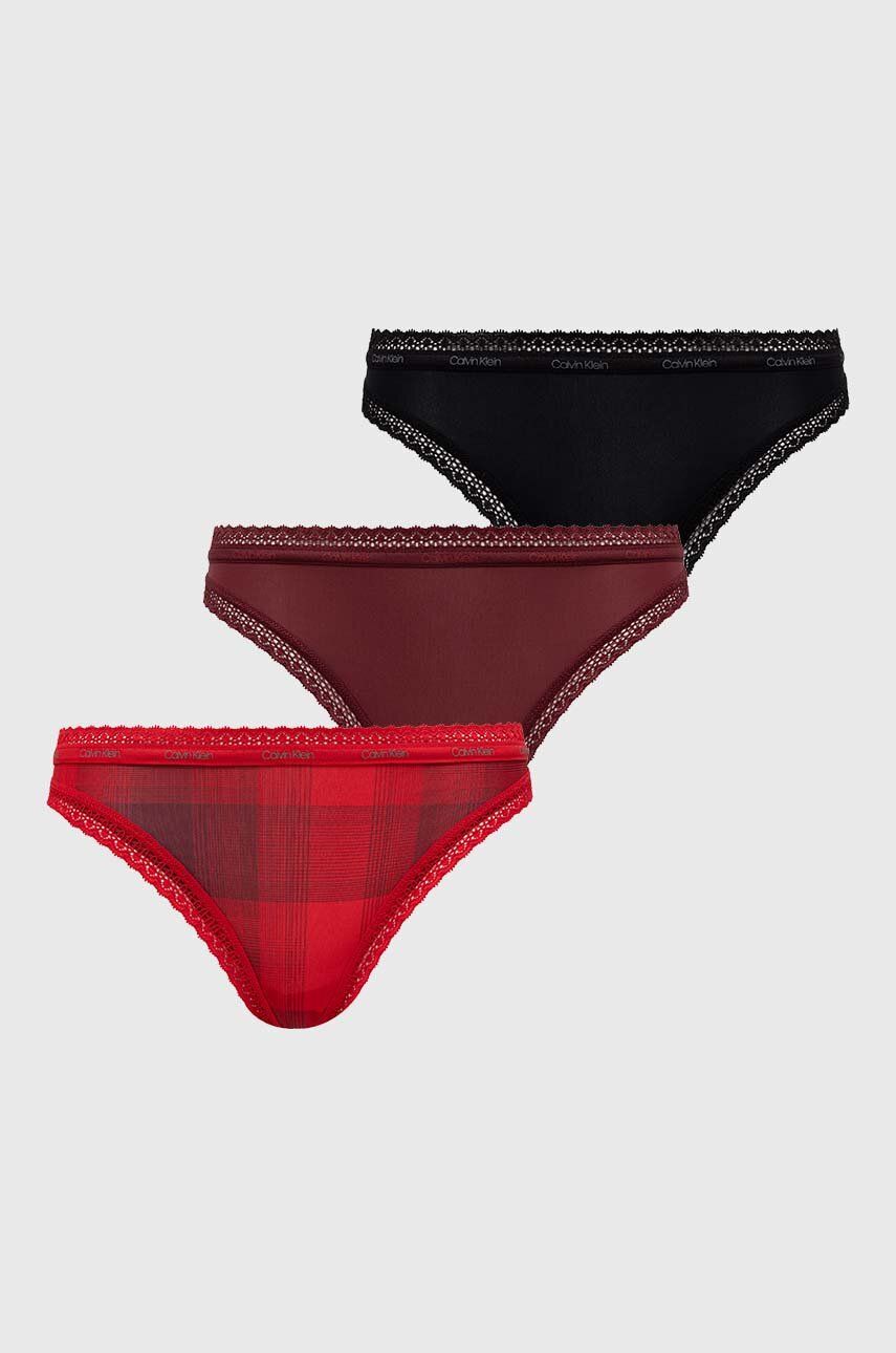 Kalhotky Calvin Klein Underwear 3-pack - vícebarevná - 85 % Polyamid
