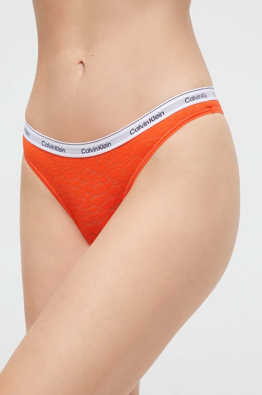 

Бикини Calvin Klein Underwear в червено, Оранжев