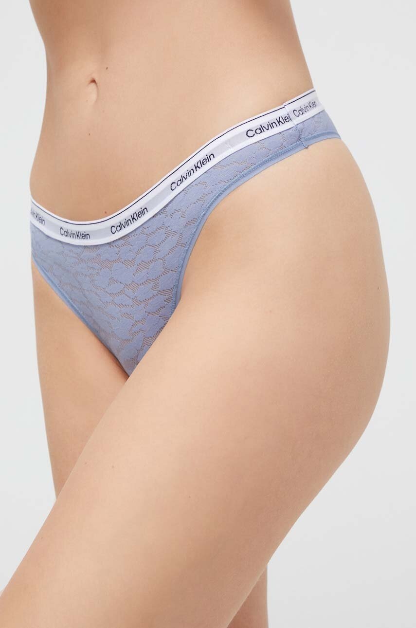 

Бикини Calvin Klein Underwear в синьо, Син
