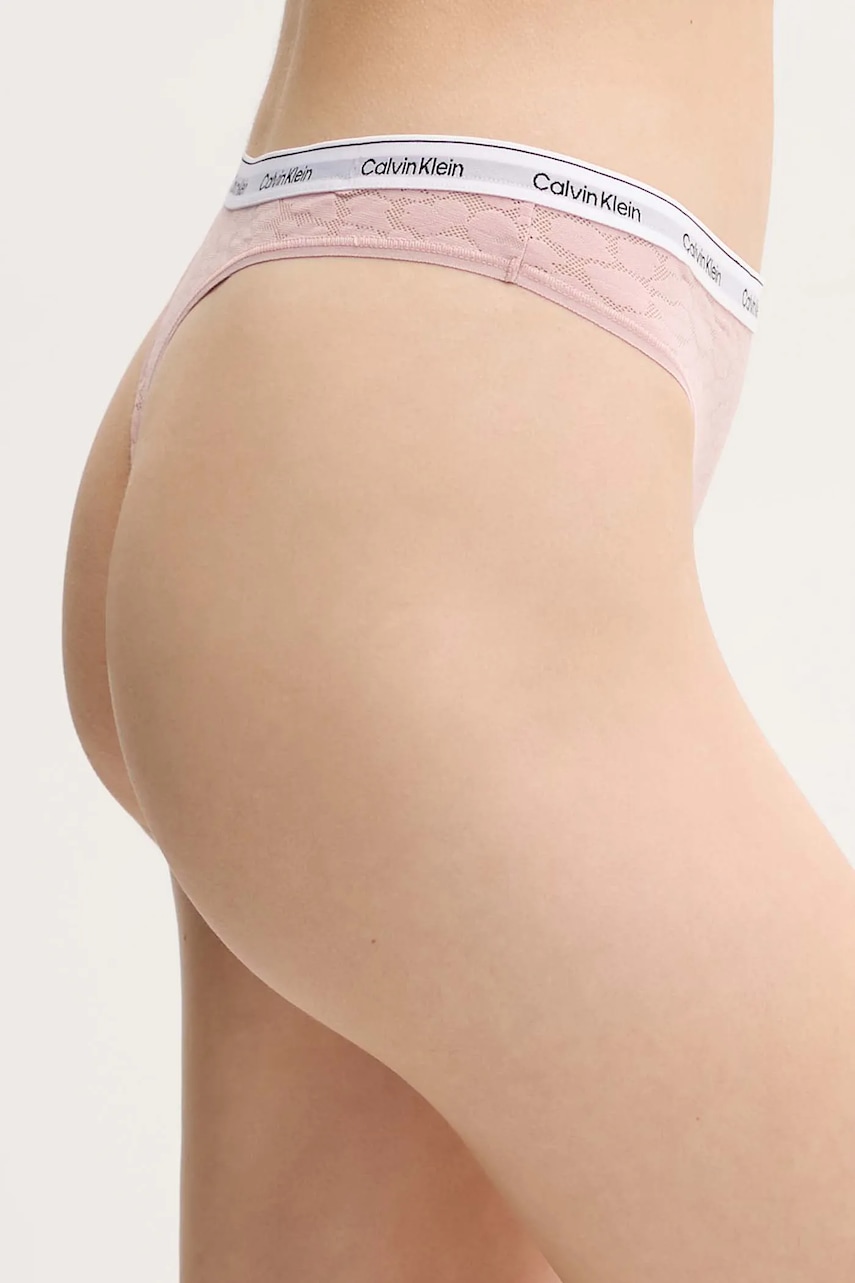 Стринги Calvin Klein Underwear цвет розовый Стринги Calvin Klein Underwear цвет розовый