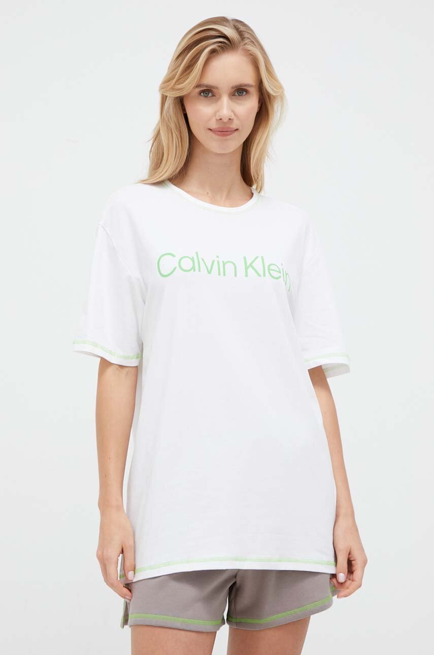 

Пижама Calvin Klein Underwear дамска в сиво, Сив