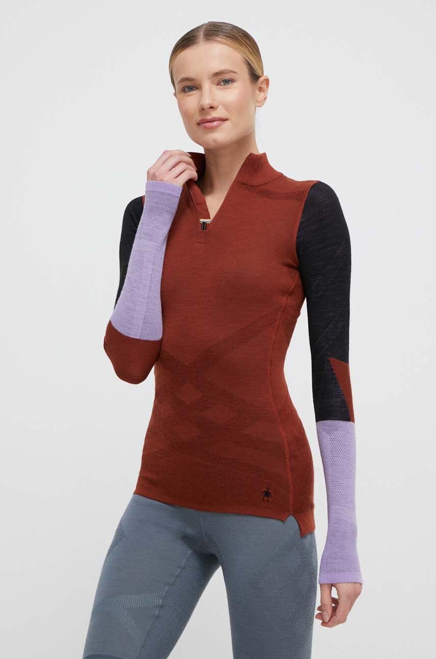 Smartwool jambiere funcționale Intraknit Thermal Merino culoarea gri