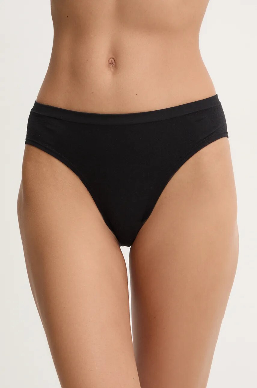 Smartwool lenjerie functionala Intraknit Bikini culoarea negru, SW016941