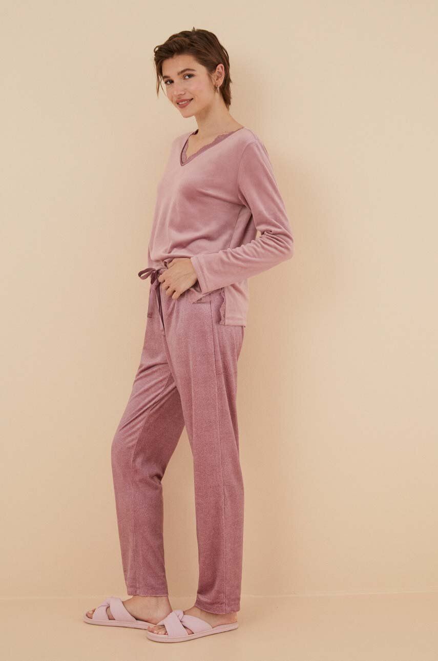 Pyžamo women′secret SOFT TOUCH FRANCHISEE růžová barva, 3596065 - růžová - 95 % Polyester