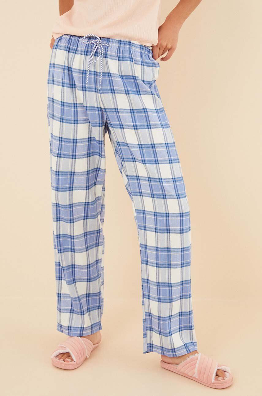 women'secret spodnie piżamowe Mix & Match damskie kolor fioletowy 3706032