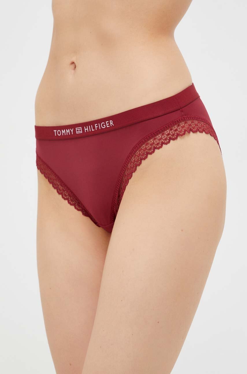 

Труси Tommy Hilfiger колір бордовий