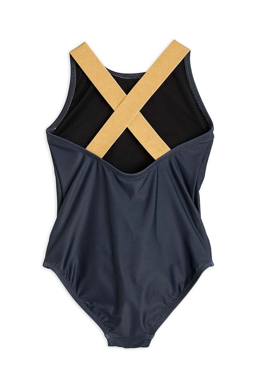 Детский слитный купальник Mini Rodini цвет чёрный