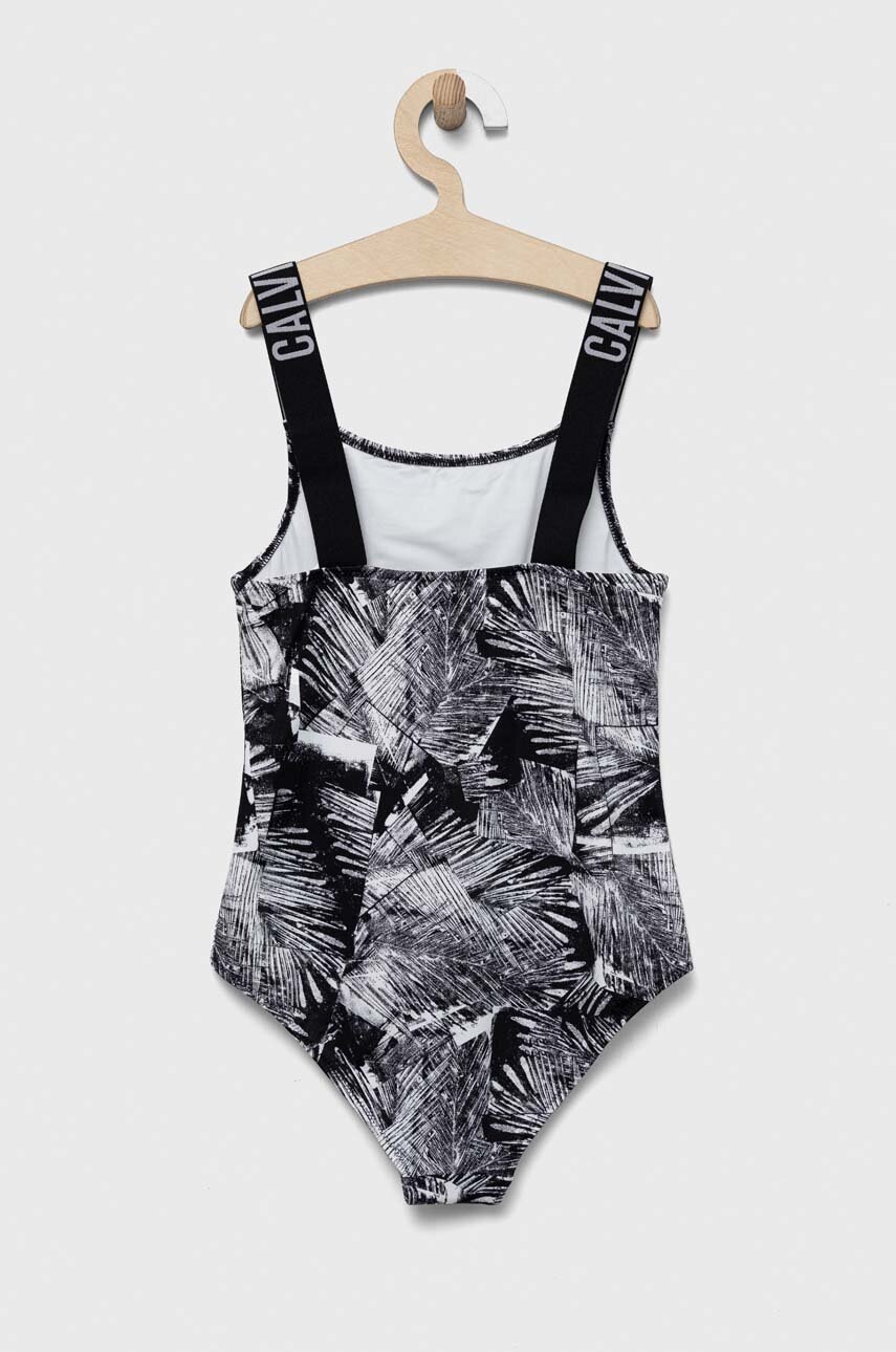 Детский слитный купальник Calvin Klein Jeans цвет чёрный