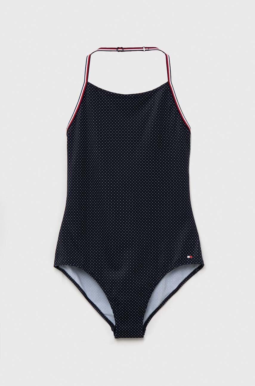

Суцільний дитячий купальник Tommy Hilfiger колір синій