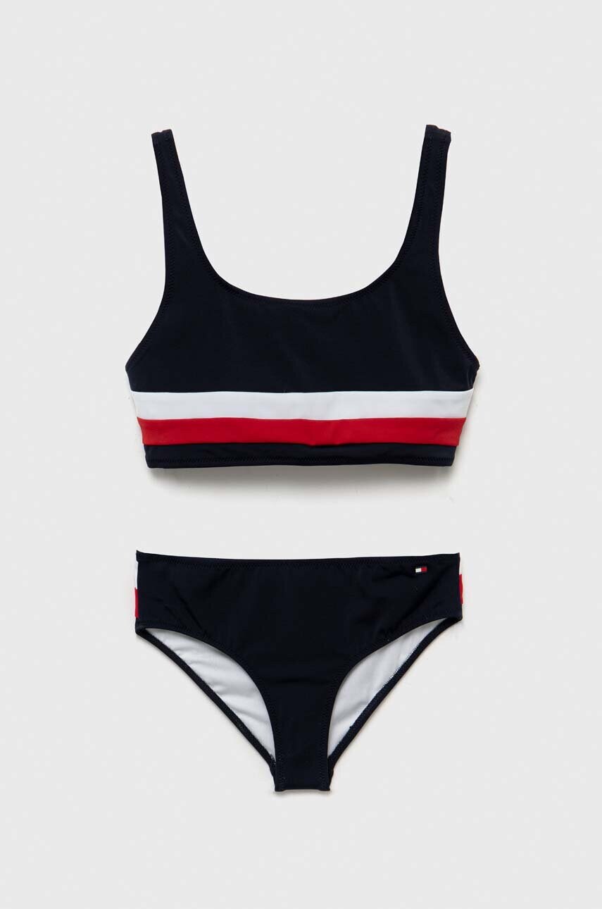 

Роздільний дитячий купальник Tommy Hilfiger колір синій