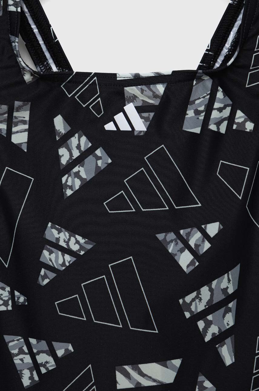 Adidas Performance Costum De Baie Dintr-o Bucată Pentru Copii Culoarea Negru