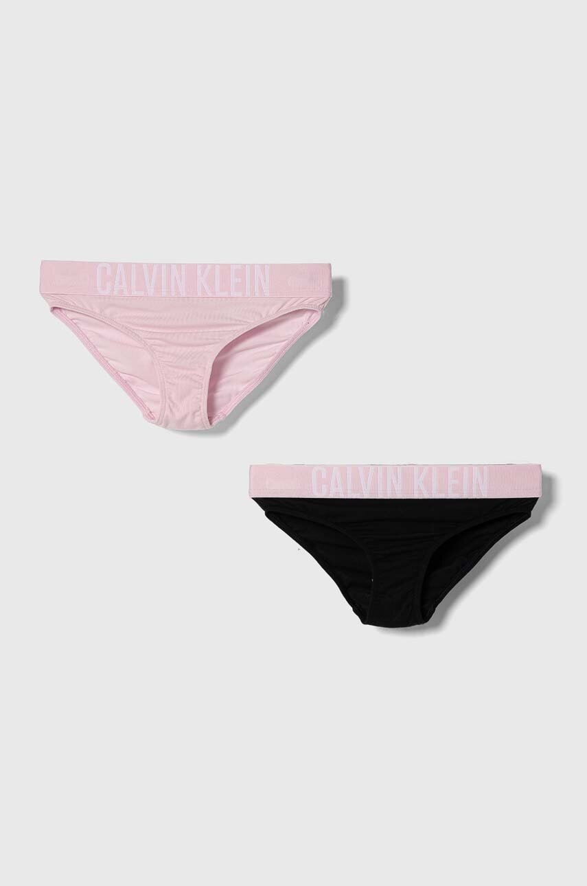 

Детски бикини Calvin Klein Underwear (2 броя) в розово, Розов
