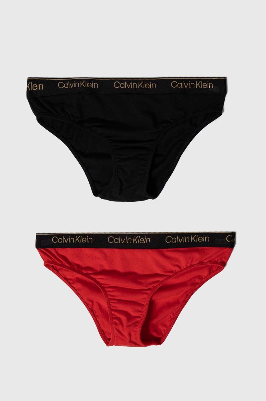

Детски бикини Calvin Klein Underwear (2 броя) в бордо, Червен