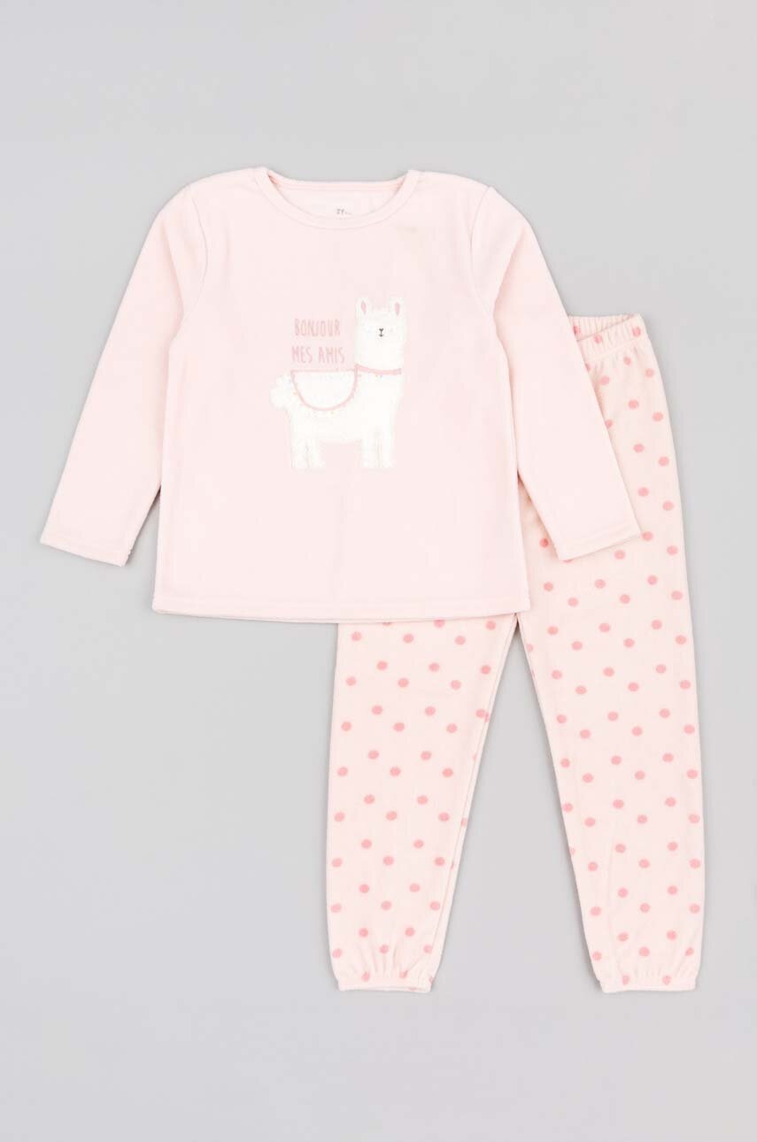 Детская пижама zippy цвет розовый узор Детская пижама zippy цвет розовый узор