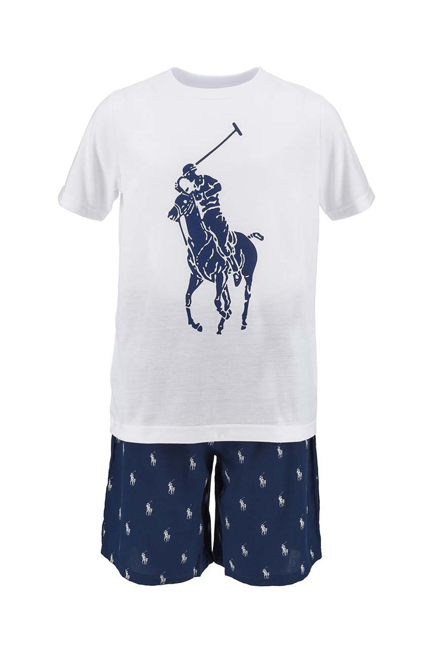 Levně Dětské pyžamo Polo Ralph Lauren tmavomodrá barva