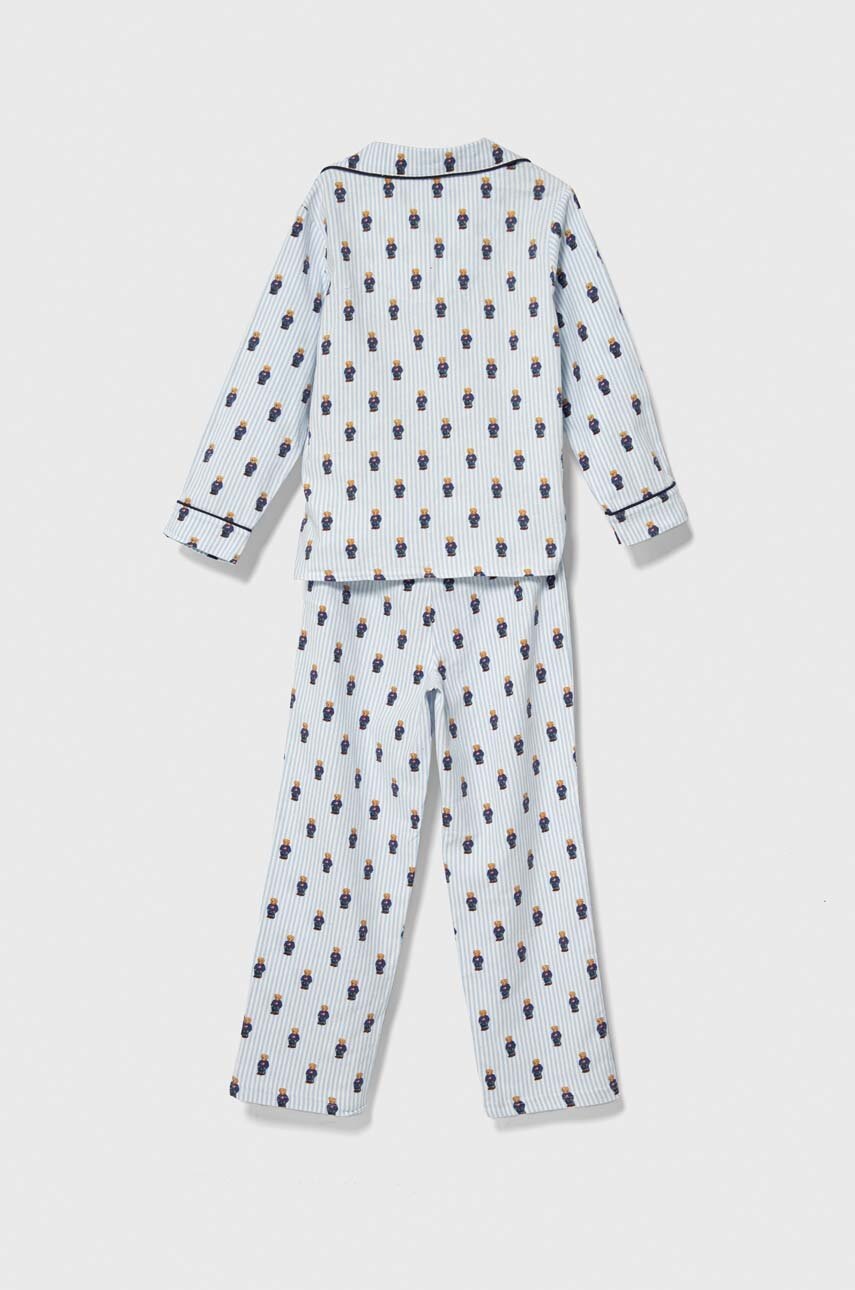 Детская хлопковая пижама Polo Ralph Lauren узор