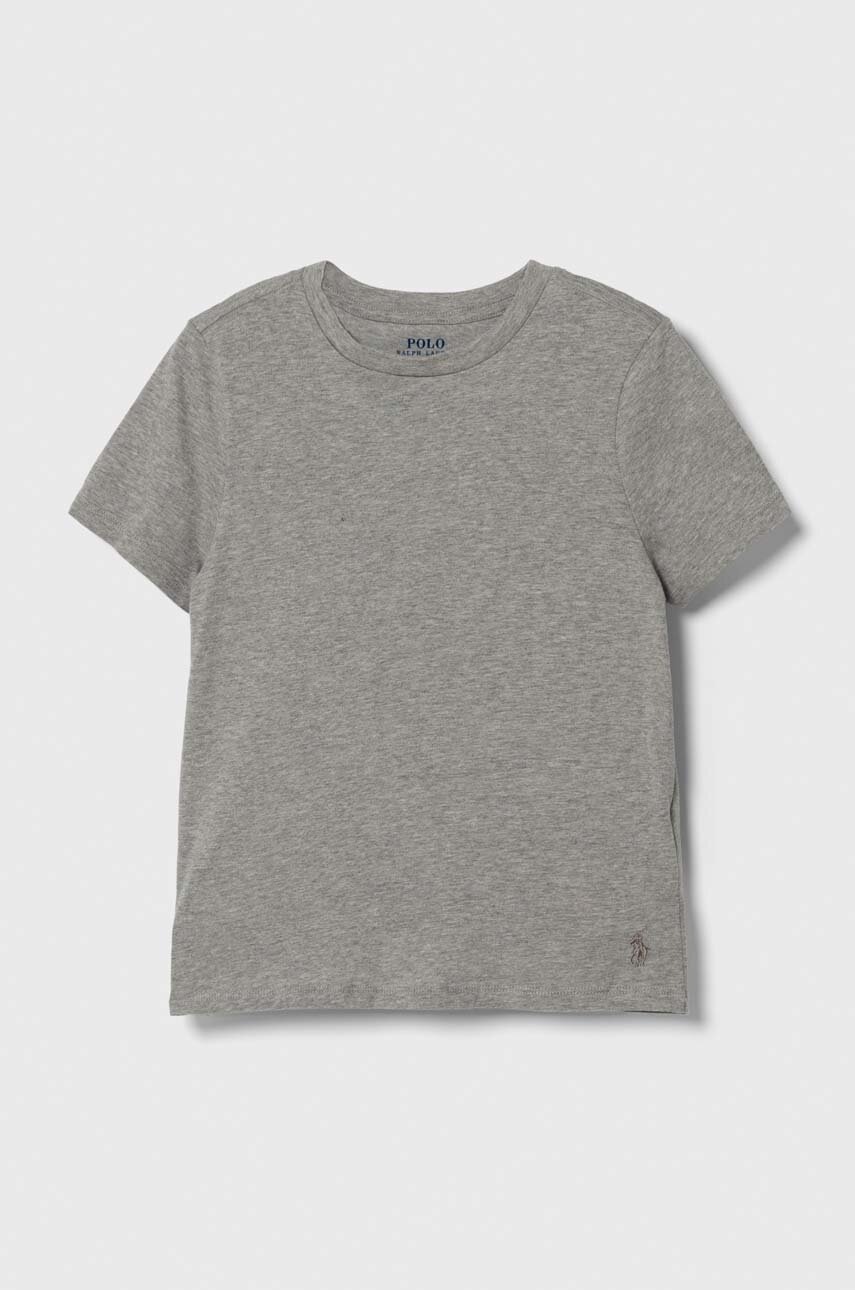 Пижама Polo Ralph Lauren 2 шт цвет синий однотонный