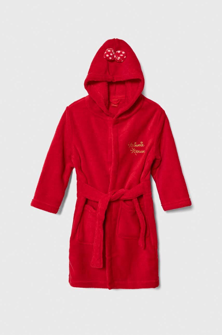 Dětský župan zippy červená barva - červená - 100 % Polyester