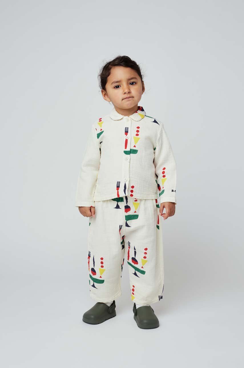 Dětské pyžamo Bobo Choses béžová barva - béžová - 100 % Bavlna