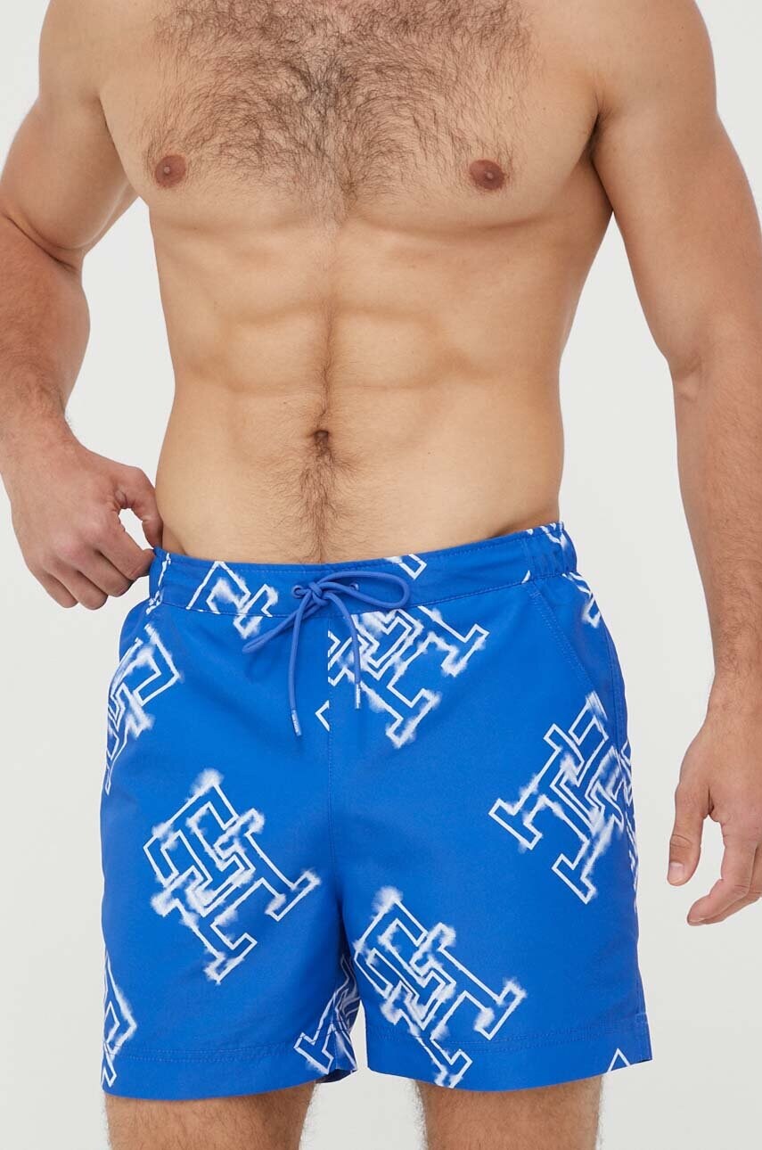 Levně Plavkové šortky Tommy Hilfiger UM0UM02846